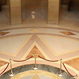 Minnesota Capitol rotunda star, small