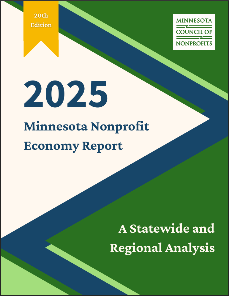 Cover of MCN's 2025 Minnesota Nonprofit Economy Report