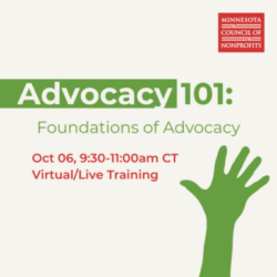 Advocacy 101 October